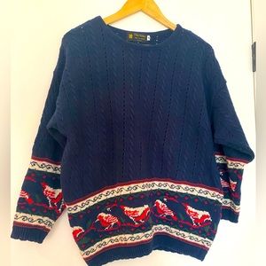 Vintage Womens MacMillan Canada Sweater birds Sz. M